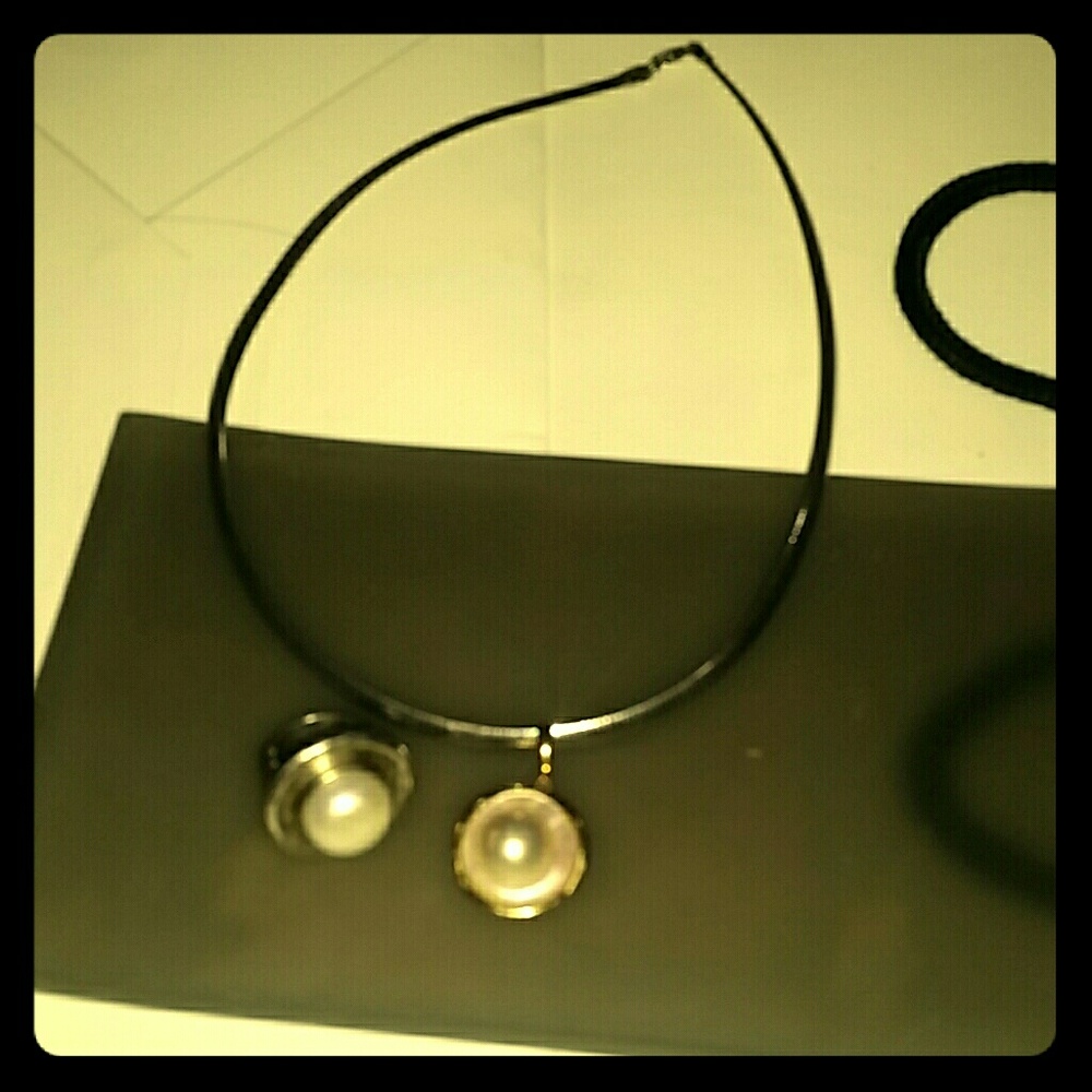 Beautiful mabe pearl set